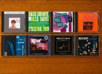 Set of 8 Miles Davis CDs