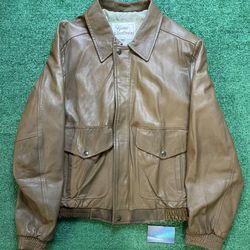 Vintage Gino Leather brown jacket