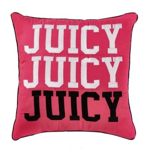 NWOT Juicy Couture Throw Pillow