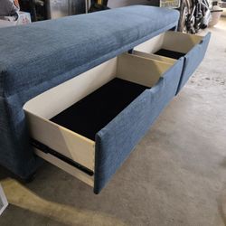 End Of Bed Ottoman With Drawers 