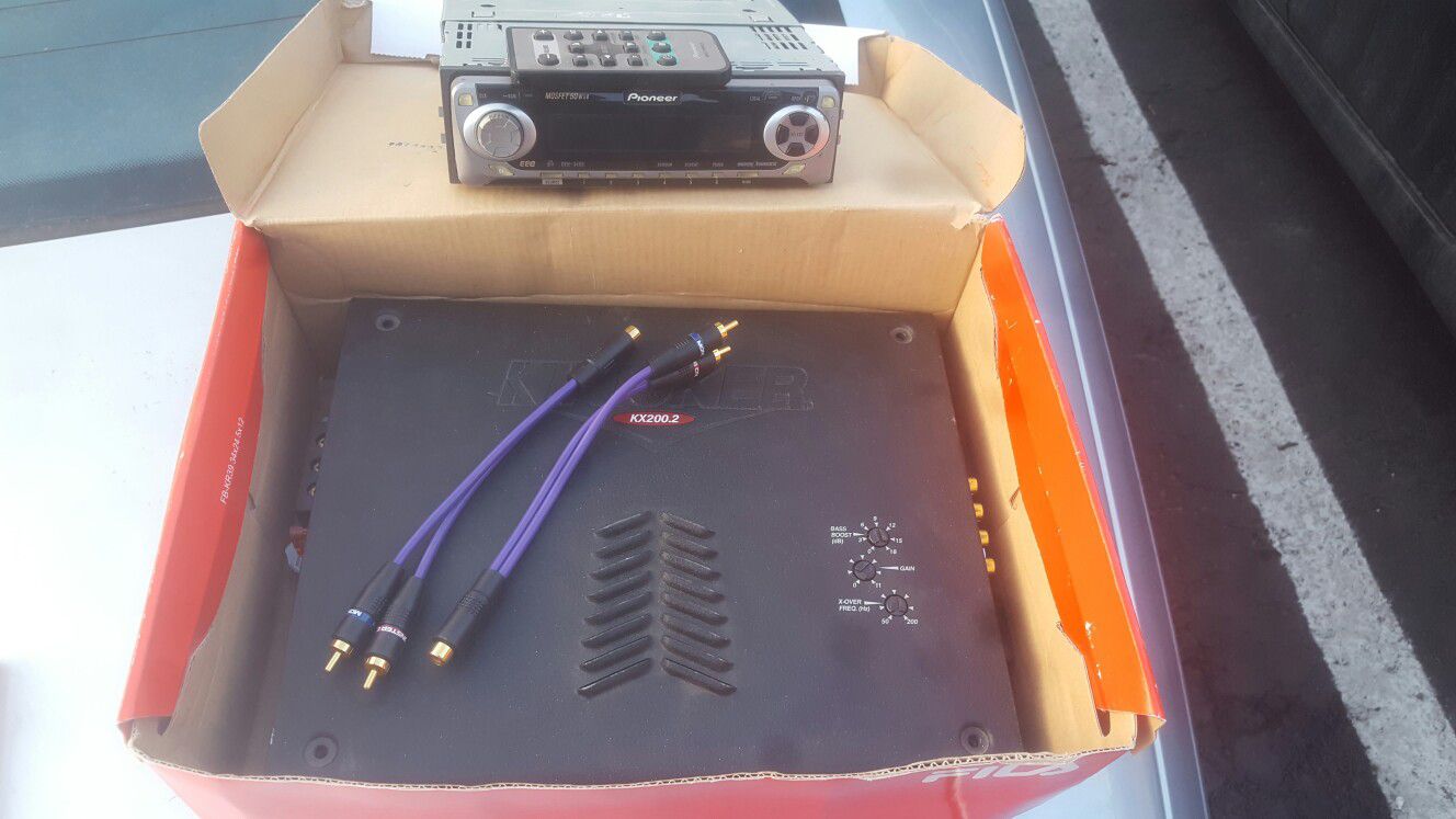 Awesome Car audio equipment