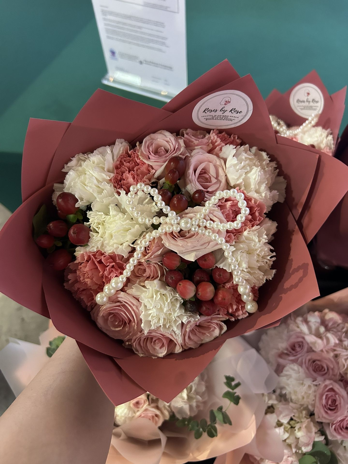 Ready To Be Pickup Up Flower Bouquet