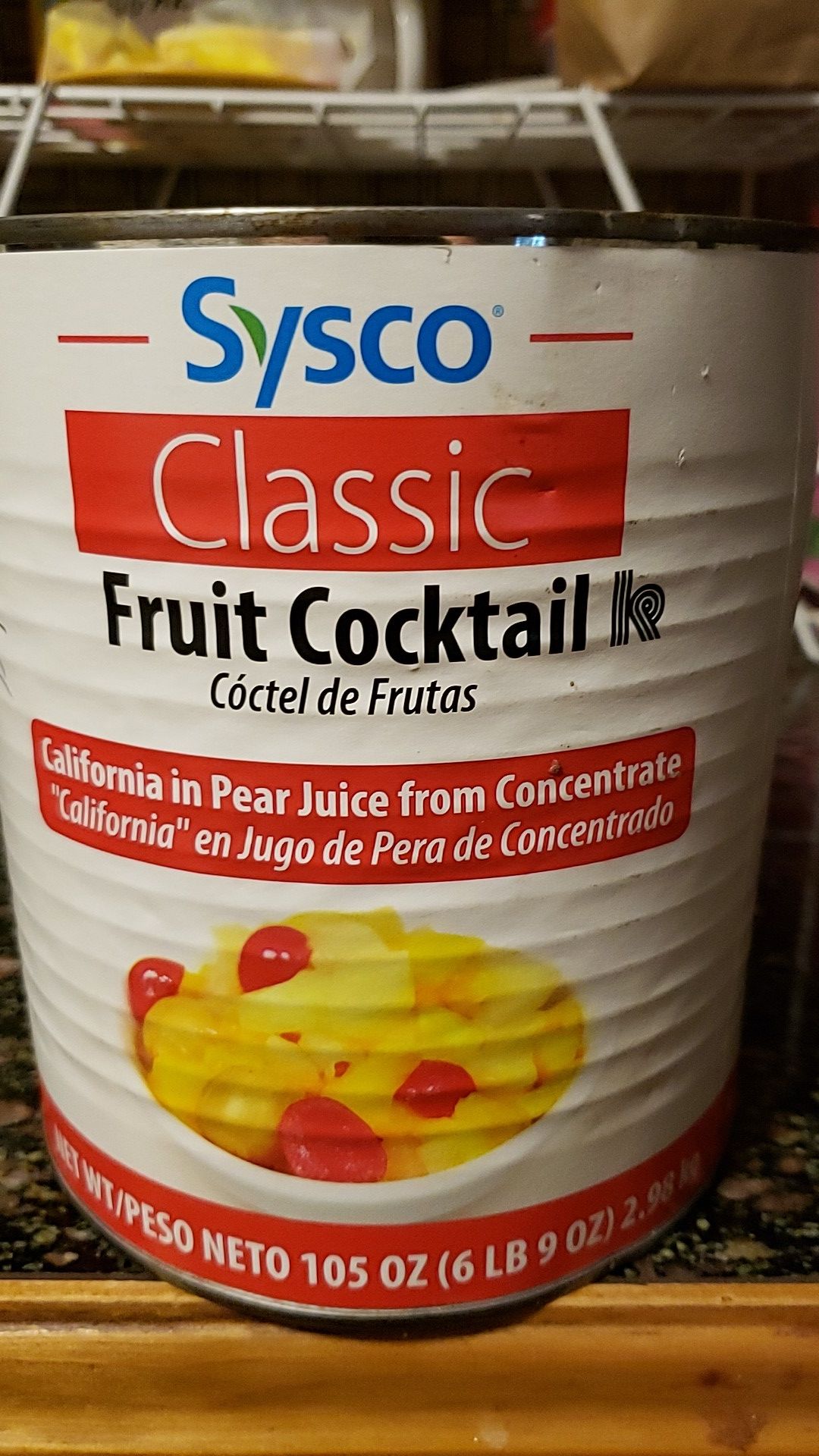 Free fruit cocktail.....PENDING