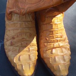 Pistolero Leather Bootsade In Mex 