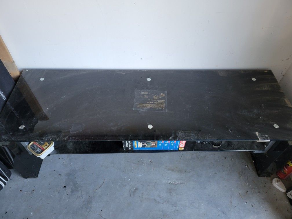 Glass Coffee/Entertainment Table