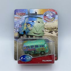 Disney Pixar Cars 2021 Color Changers FILLMORE 2n1 Van HTF 2 In 1 Brand New