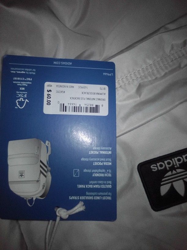 ,Adidas (all White) Medium size