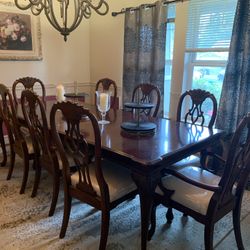 Dinner Table and Chairs For 8 People