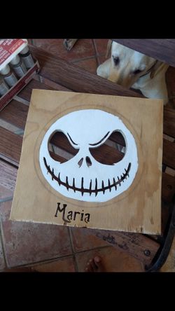 Jack Skellington Wood Work Piece