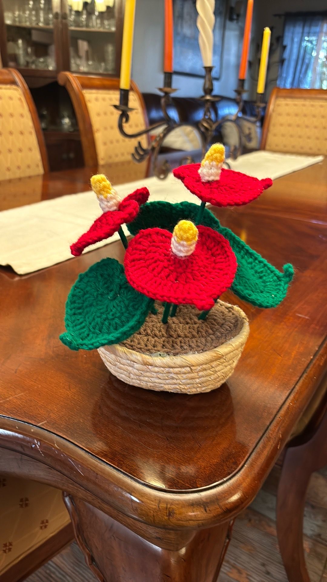 Flores a crochet