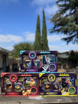 Jolteon Vaporeon Flareon Vmax Premium Collection Alt Art
