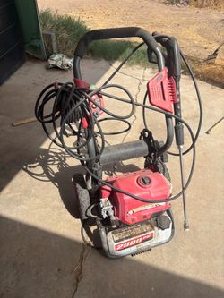 Pressure washer 2000 psi