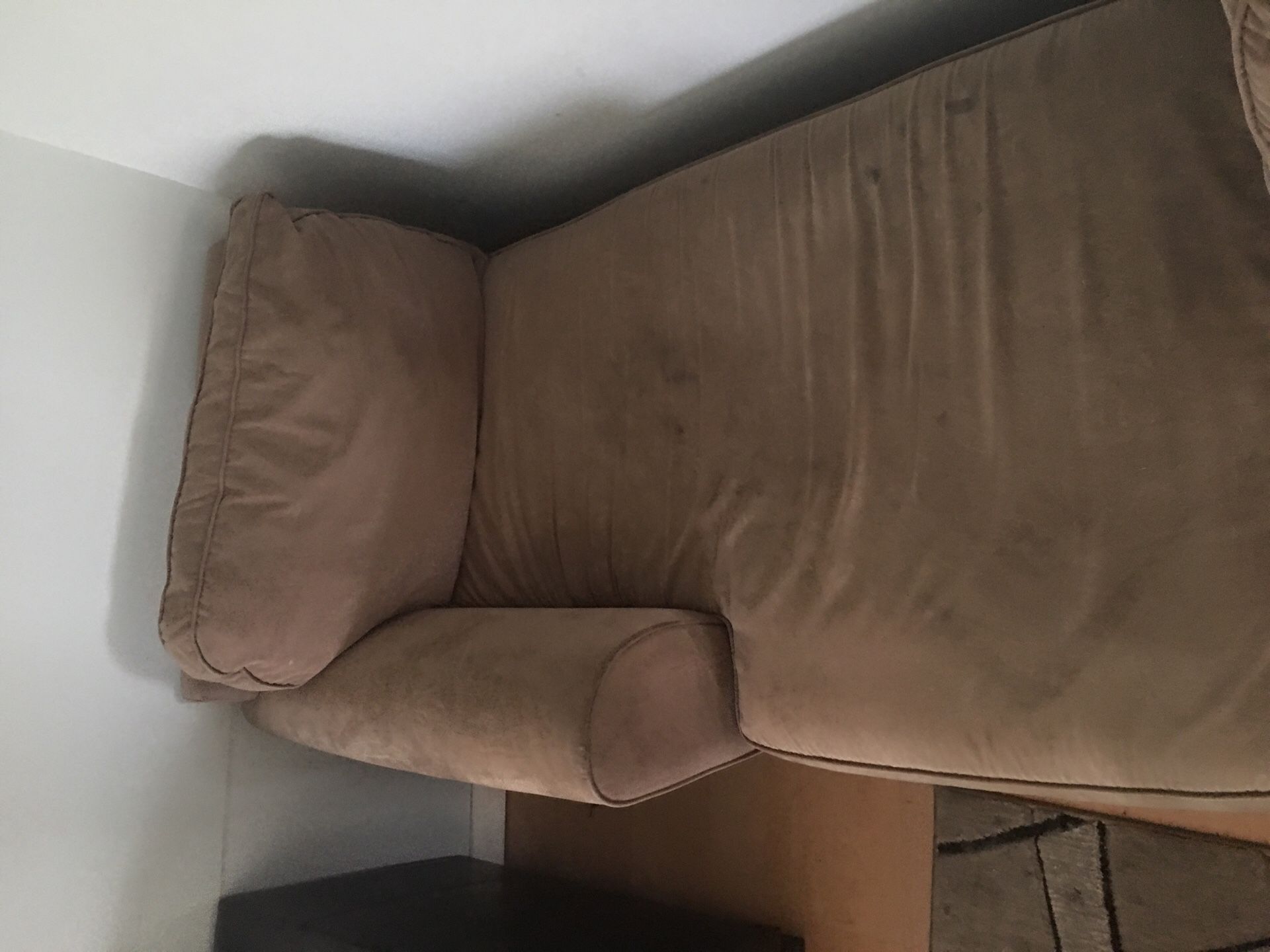Lounge couch with love seat and pull out bed