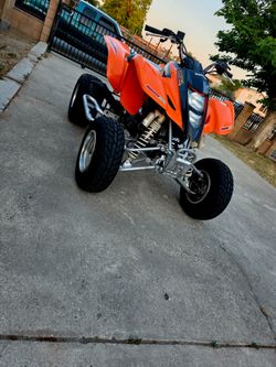 Kawasaki KFX 400, Blazing Orange, 398cc engine size