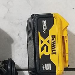 Dewalt 20v 5ah Battery Pack And Charger 