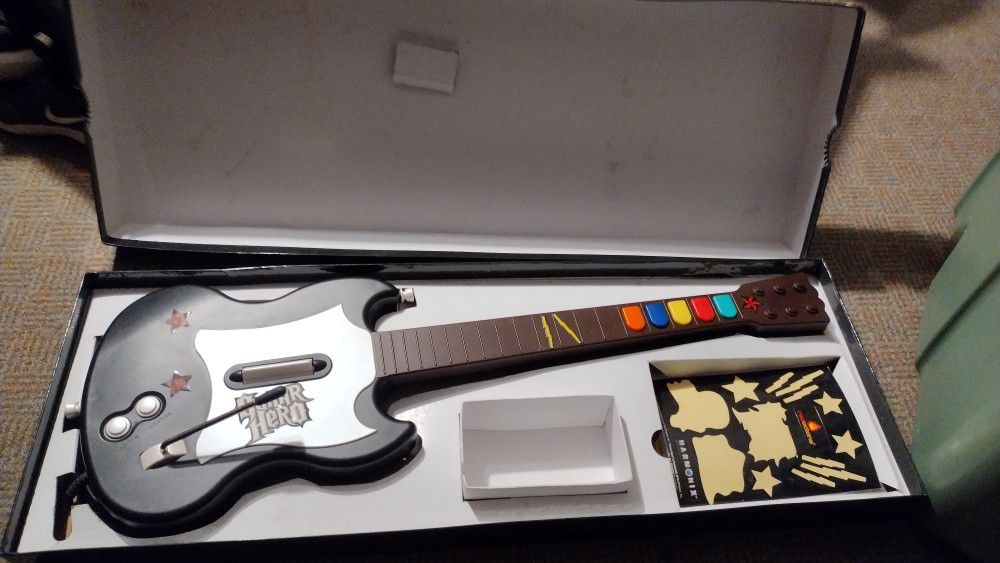 Guitar Hero SG controller guitar for PlayStation 2 PS2 ...Please Read Description 