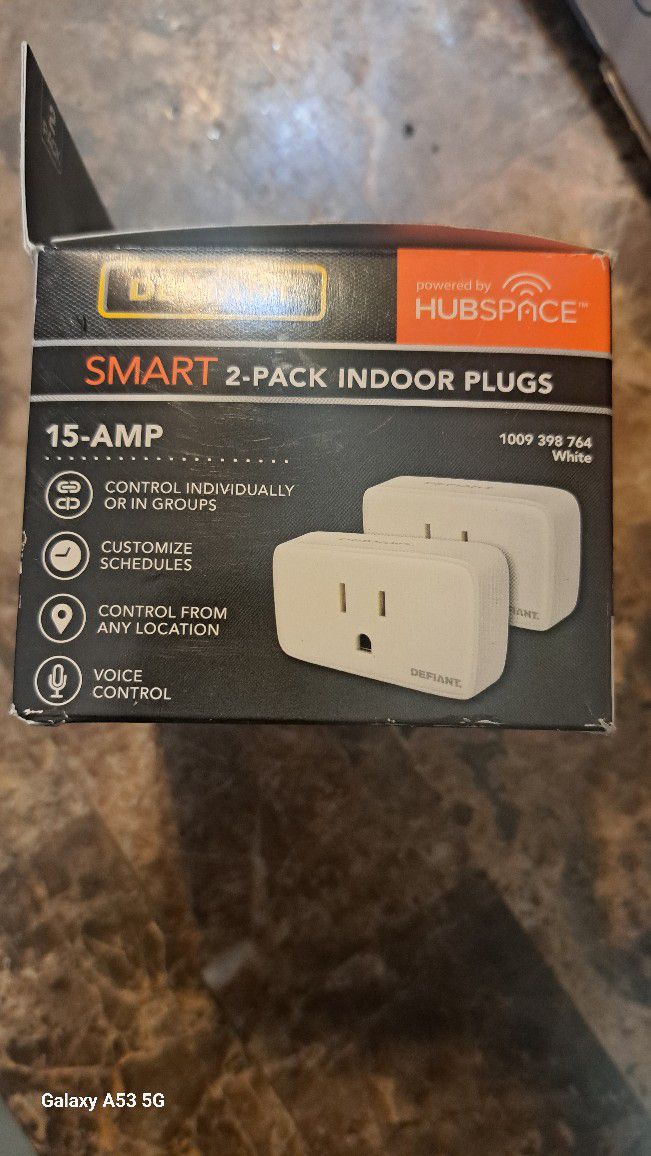 Defiant 15 Amp 120-Volt Smart Outdoor Single Outlet Wi-Fi Bluetooth Plug  Powered by Hubspace for Sale in Glendale, AZ - OfferUp
