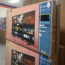 75” SAMSUNG CRYSTAL DU7200 4K HDR SMART TV