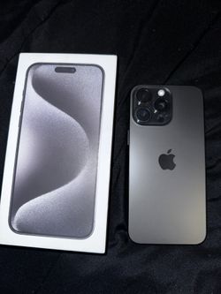 iPhone 15 Pro Max Black Titanium 256GB