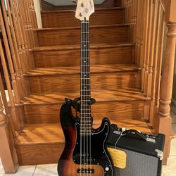Squier Classic Vibe Precision Bass (Brand New) W/ Fender Rumble 15 Bass Amp (Brand New) 