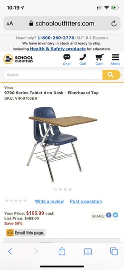 Study desks and chairs