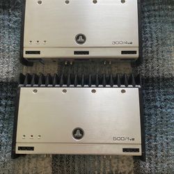 JL Audio 500.1  & 400.1   Amplifiers