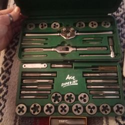 NOS Ace Super Set Taps And Dies Vintage  