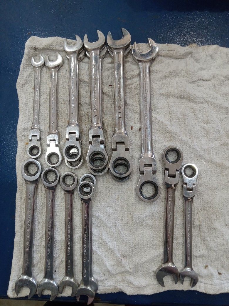Mixed Gear Wrenches 