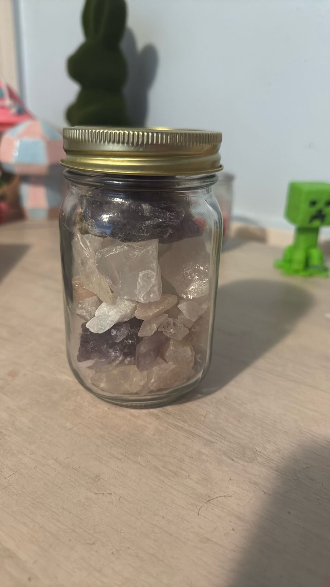 Homemade Crystal Jar