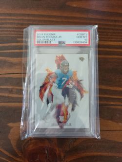 2024 Phoenix Brian Thomas Jr. RC Color Blast PSA10