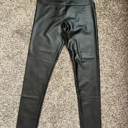 Black Leather Leggings $15 Firm