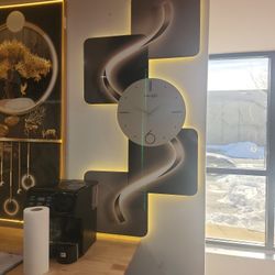 Home Improvement Beautiful Clock Decor LED