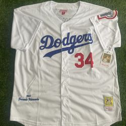 Los Angeles Dodgers Fernando Valenzuela Mitchell & Ness Jersey- Men’s XXL