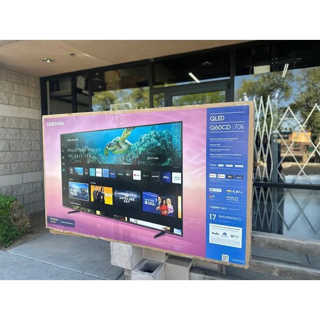 MANAGER’S SPECIAL HUGE DISCOUNT!!! 70" Samsung 4K QLED HDR Smart QN70Q60CAFXZA