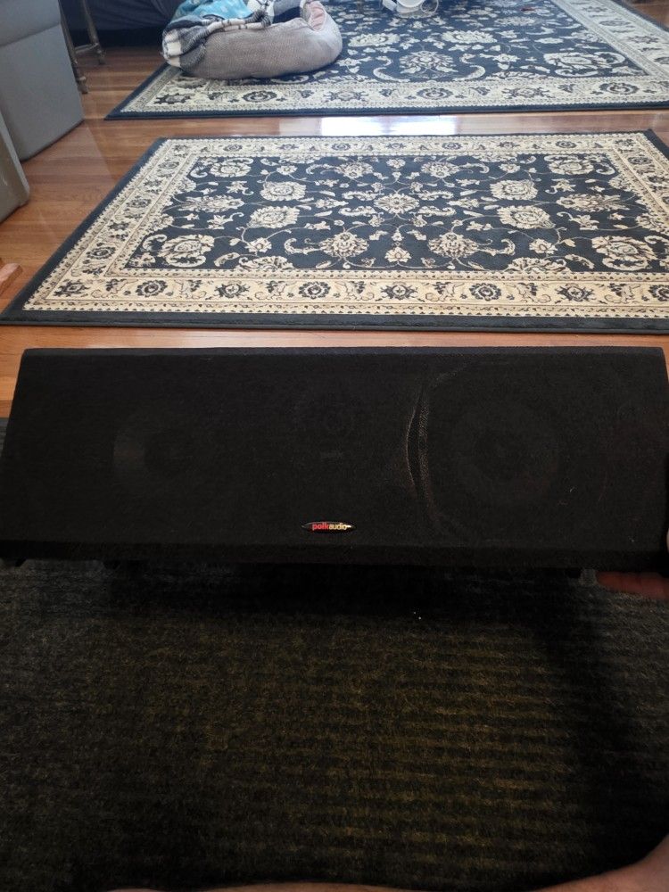 Polk Audio Lsic Piano Black Finish Center Channel Speaker