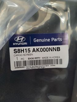 Hyundai Palisade OEM Cargo Cover, Trunk Cover, Screen