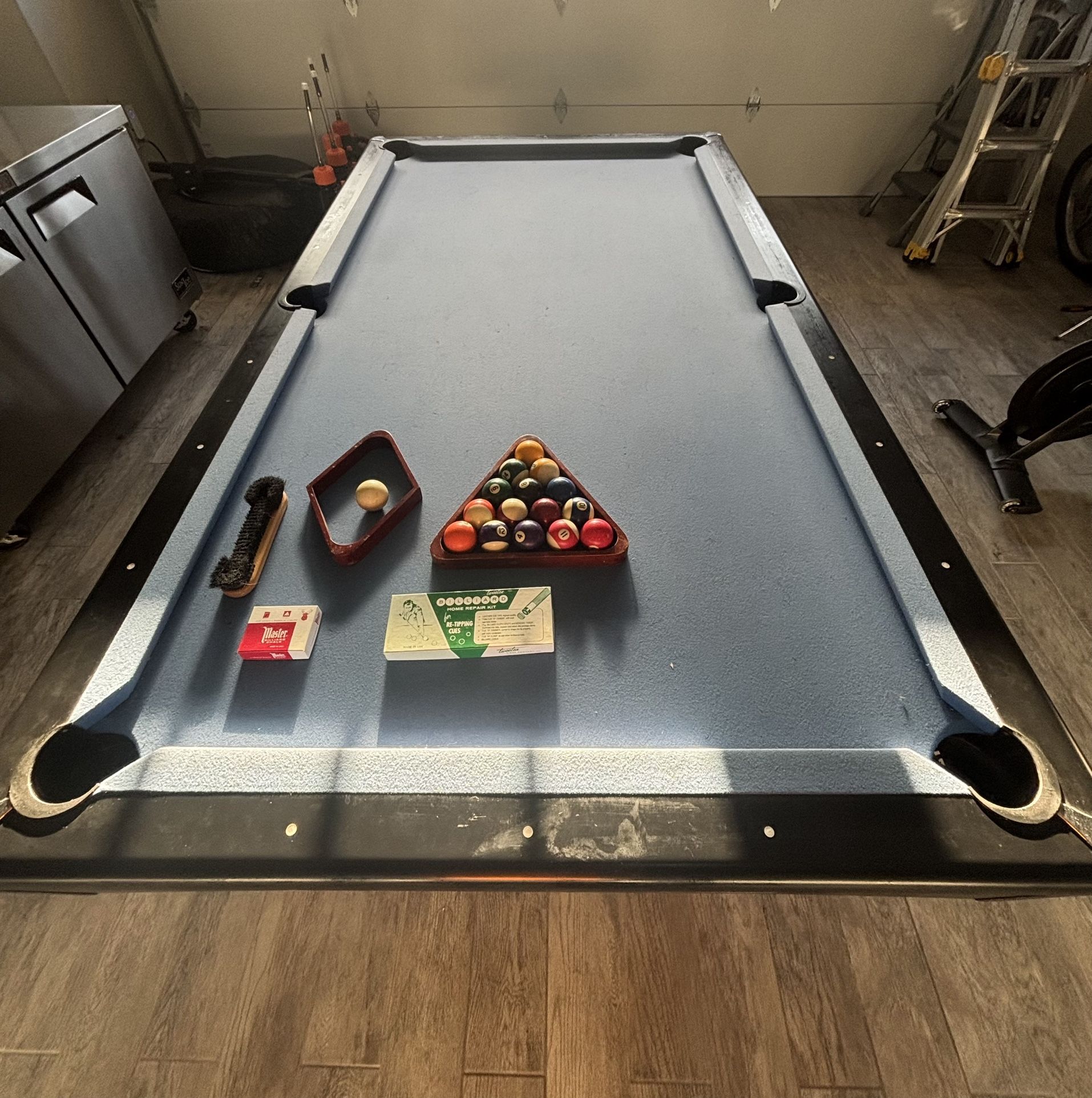 Pool Table (slate Top) - 8’. w/ Ping Pong Conv Top.