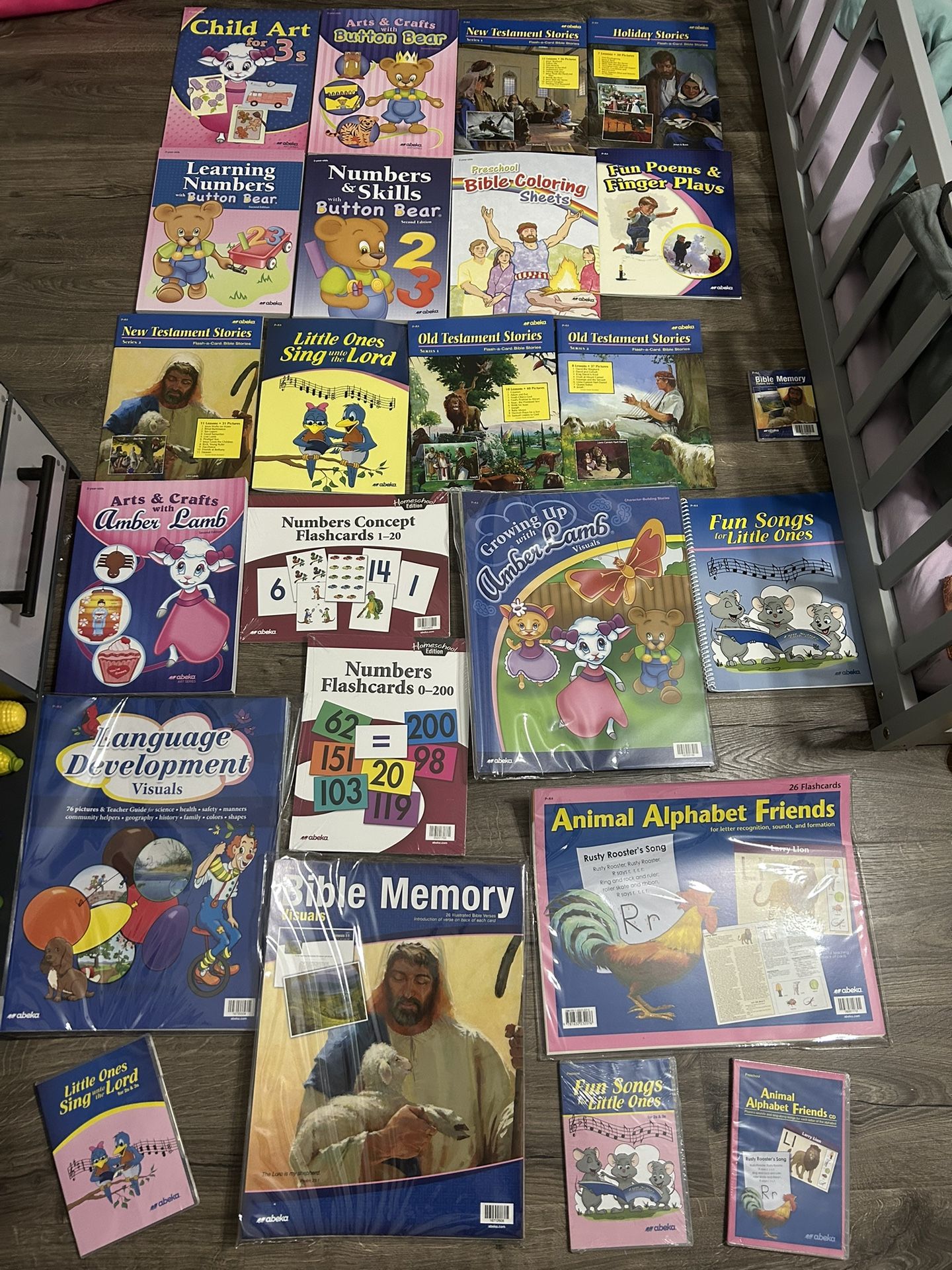 NEW Abeka Preschool Curriculum – COMPLETE Set w/ Teacher Guides & Plan Book