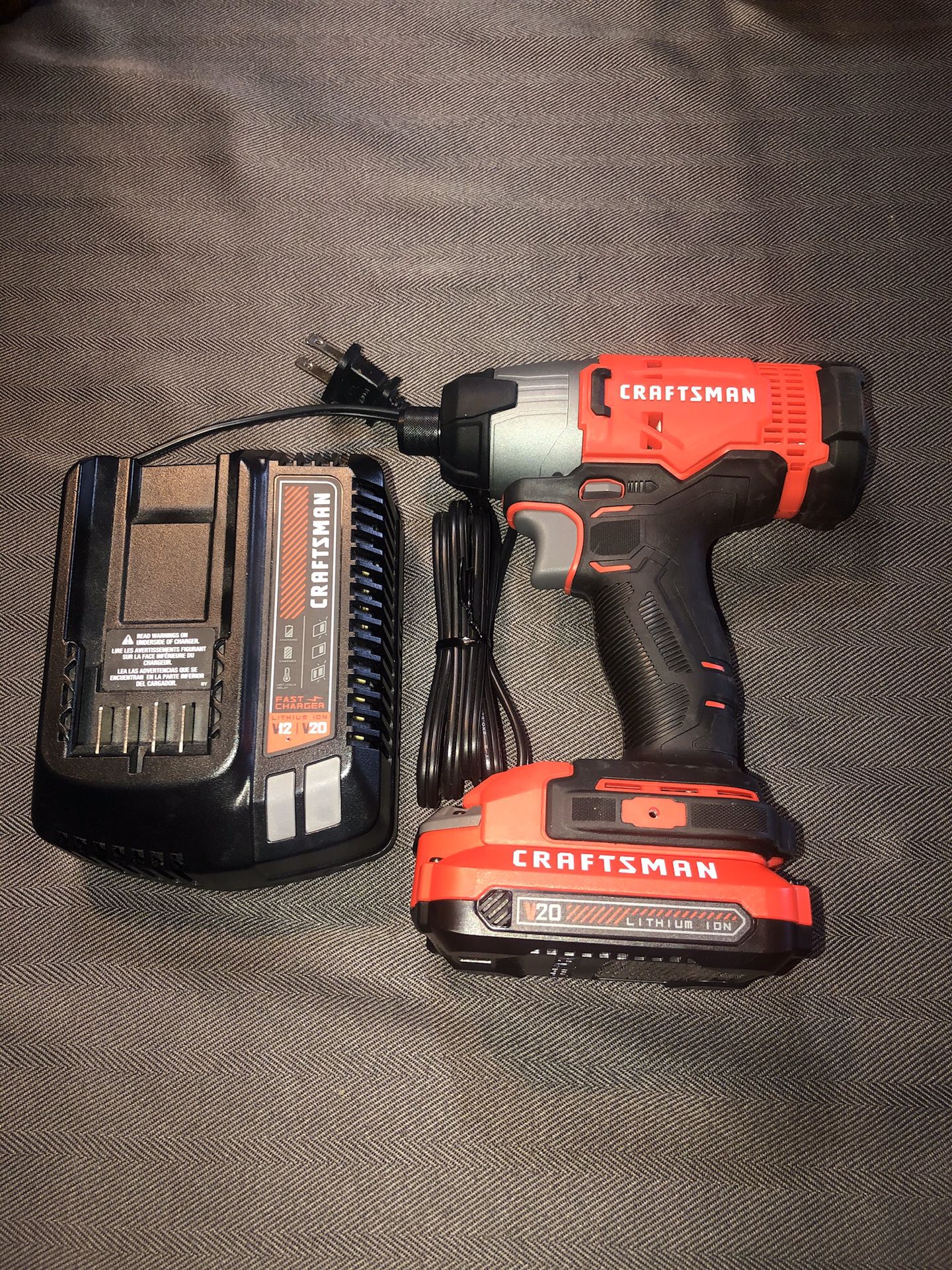 Craftsman 20v impact drill one battery and charger