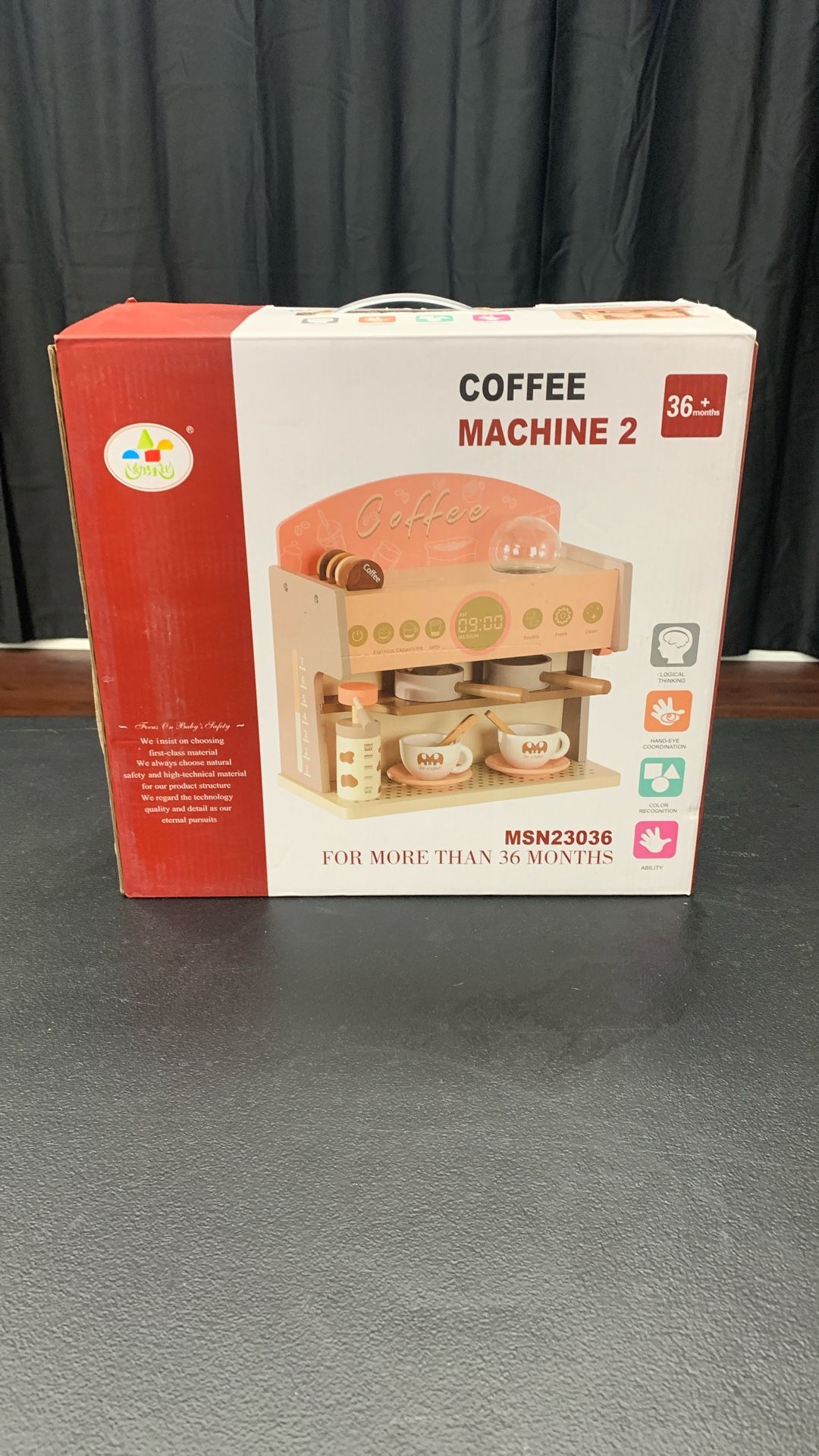 Coffee Machine 2 – Wooden Pretend Play Set