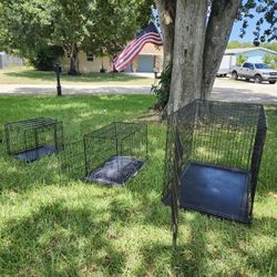 3 Dog / Cat Crates