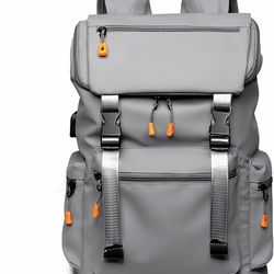 AiPool Men Business Backpack with Laptop Compartment Bookbag Fashion Casual Daypack Ideal for Working Commuting College (Upgrade - Gray)

