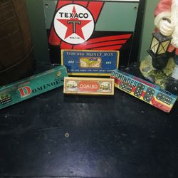 Antique Clay Dominos Lot