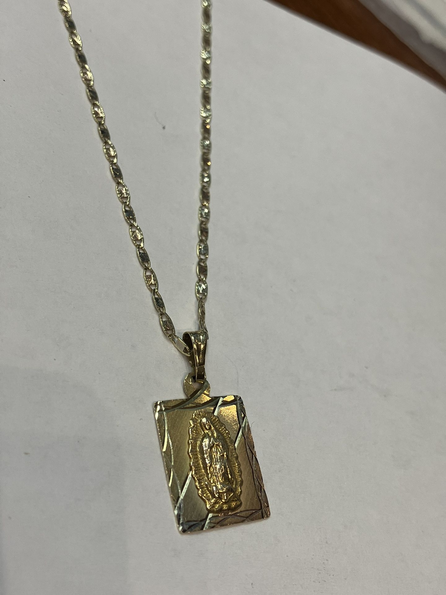 14k Gold Chain With Pendant #109871-1 MJ