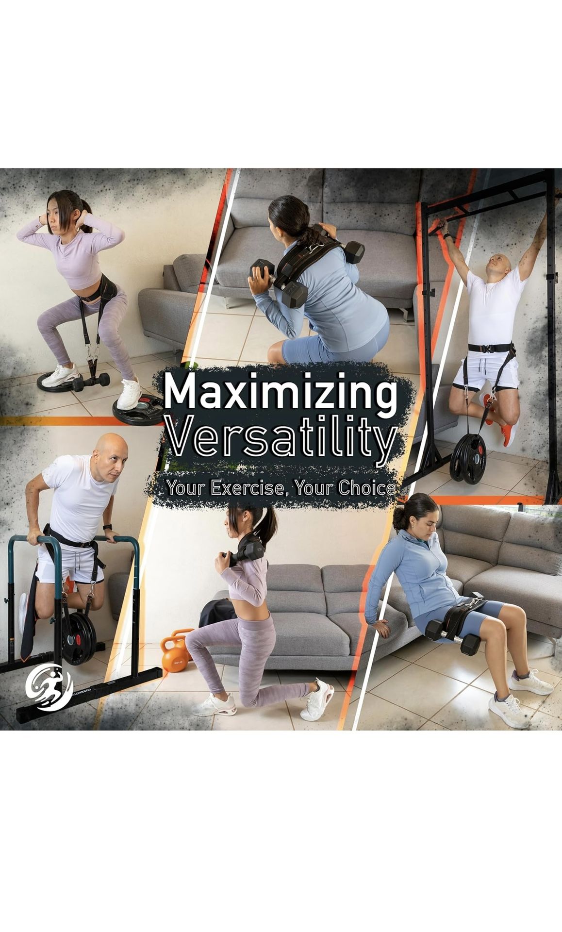 Hip Thrust Belt for Women & Men – Heavy Duty Glute Workout Equipment for Dumbbell, Kettlebell & Plate Exercises – Supports 300 lbs – Weighted Dip Belt