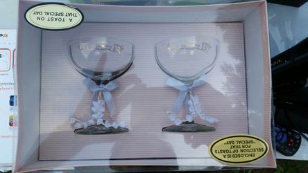 Collectiable Wedding toast glasses