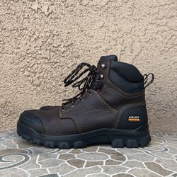 Mens Ariat Work Boots, Waterproof, Size 8