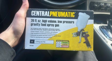 Paint gun Gravity fed