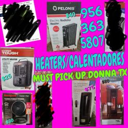 *HEATERS/CALENTARORES*