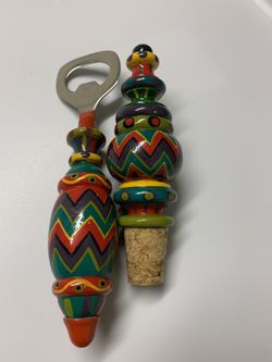 Bottle opener and wine champagne Cork , New I could be a beautiful decoration too.